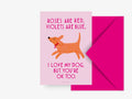 Roses are Read - Dog