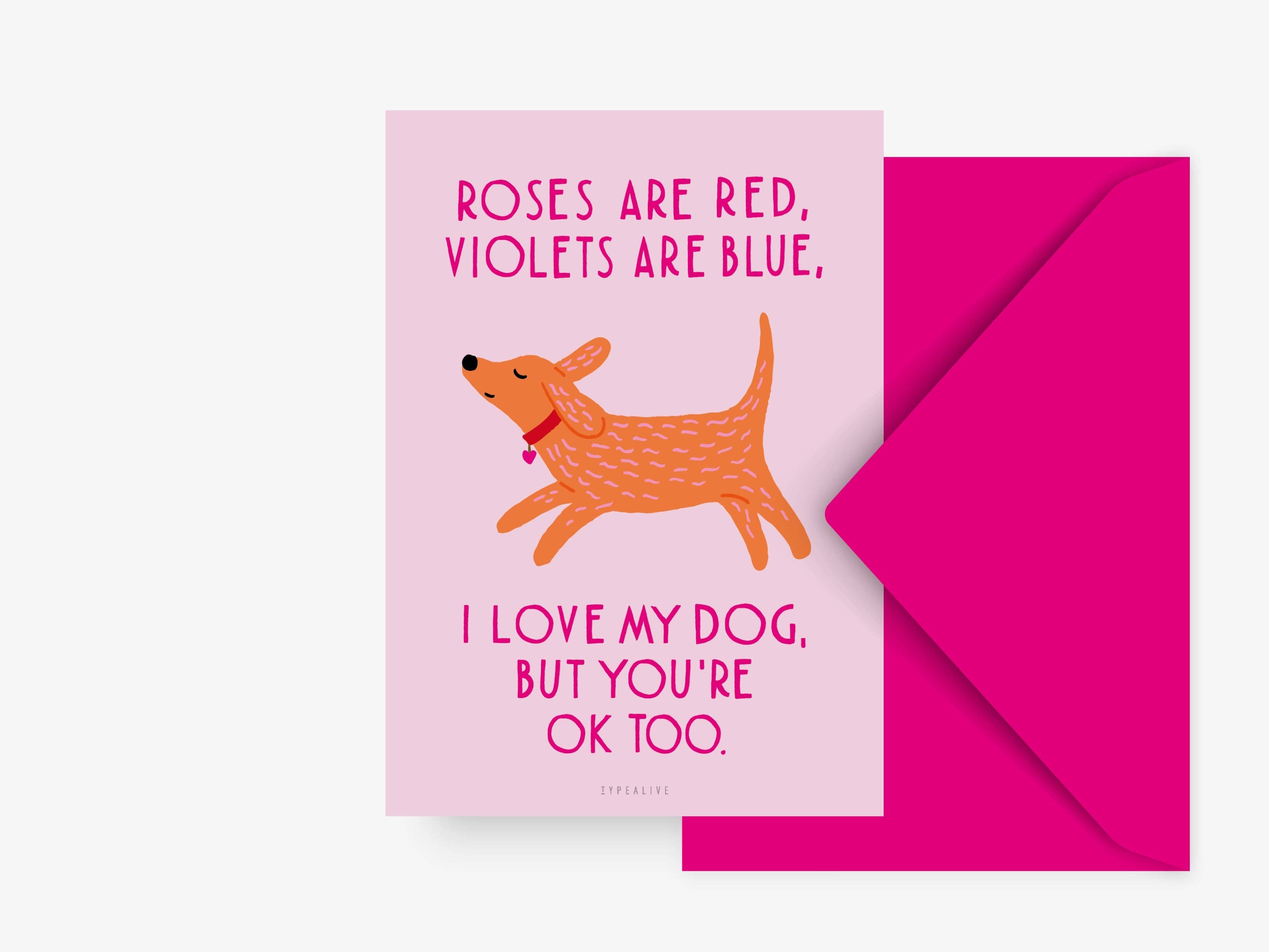 Roses are Read - Dog