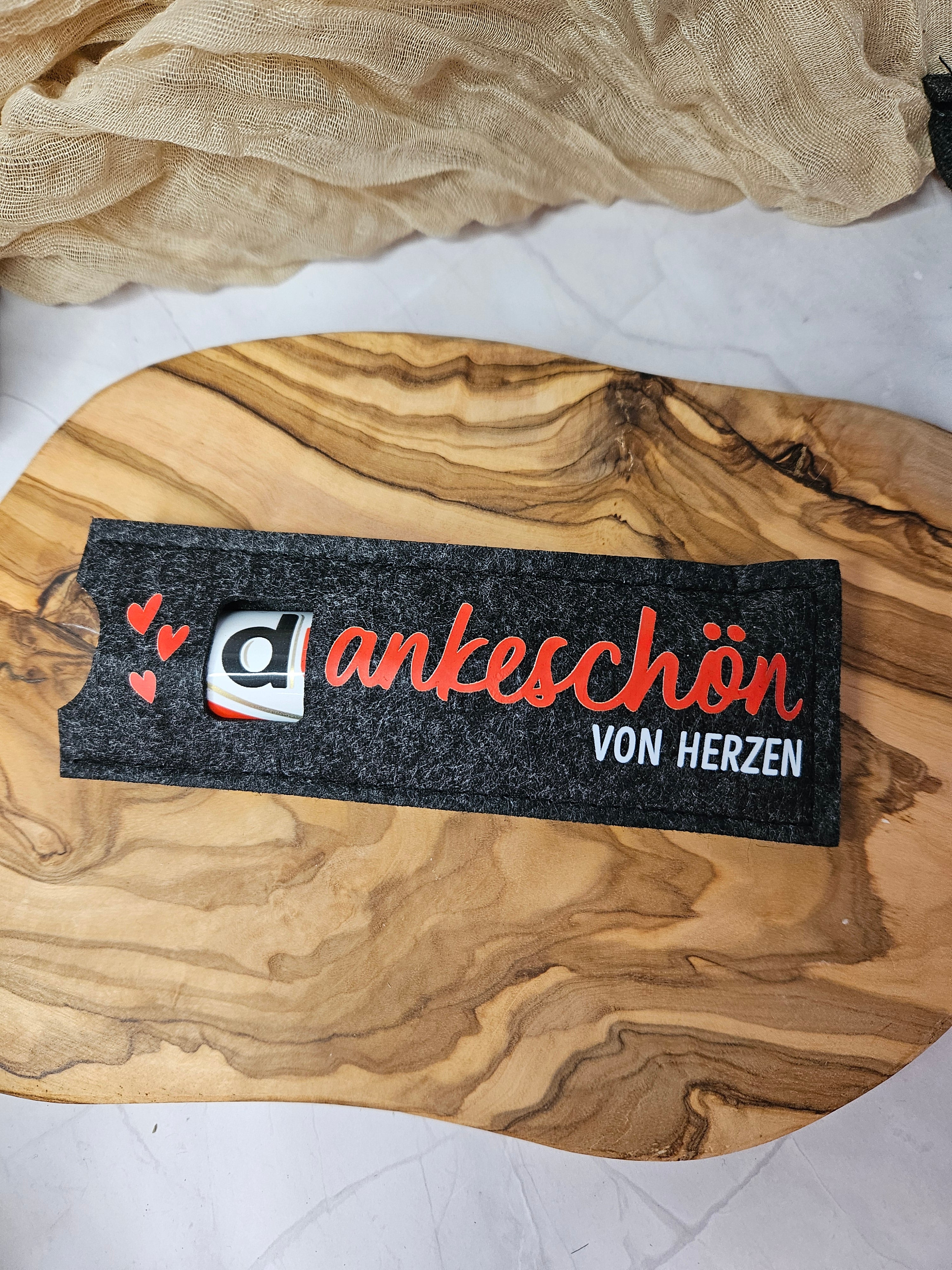Filztasche "Dankeschön"