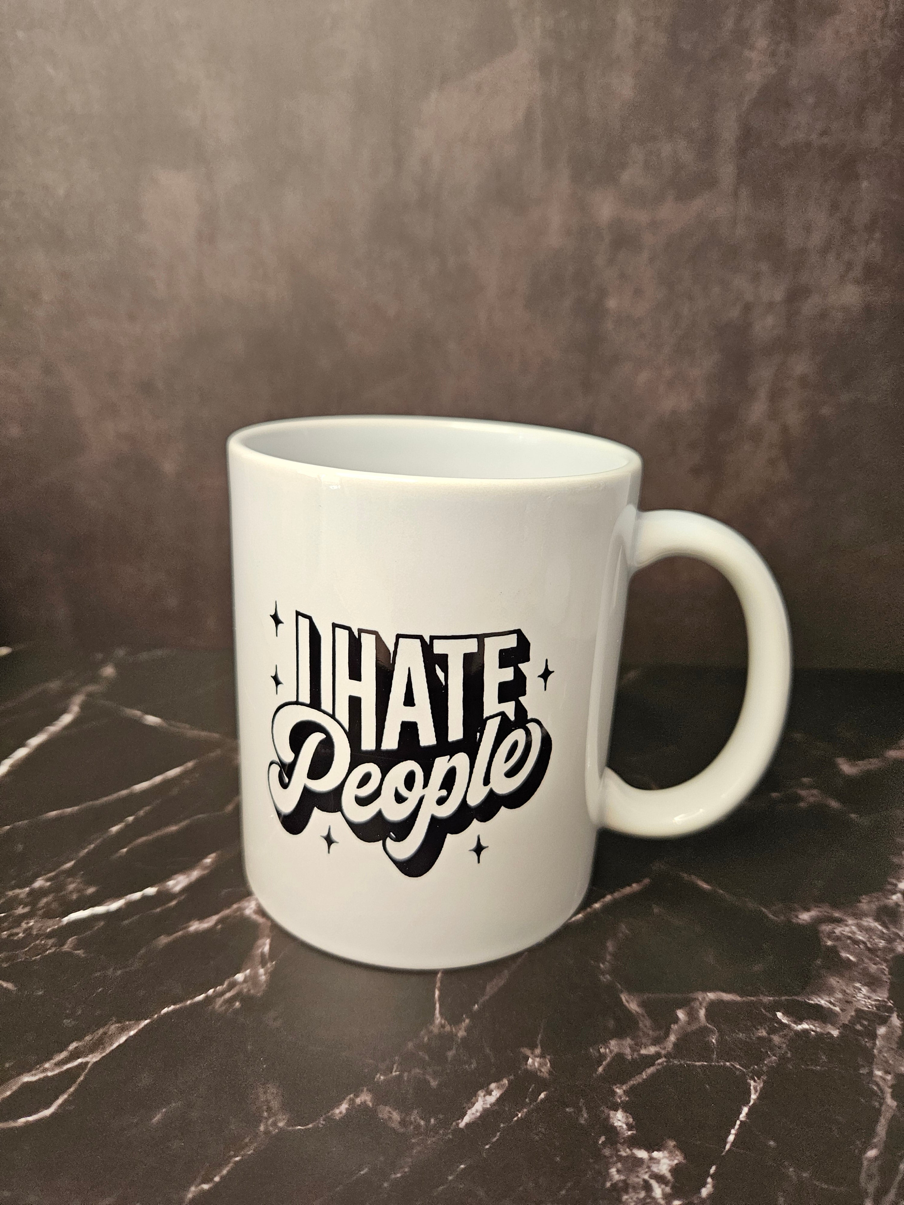 Tasse "I hate people"