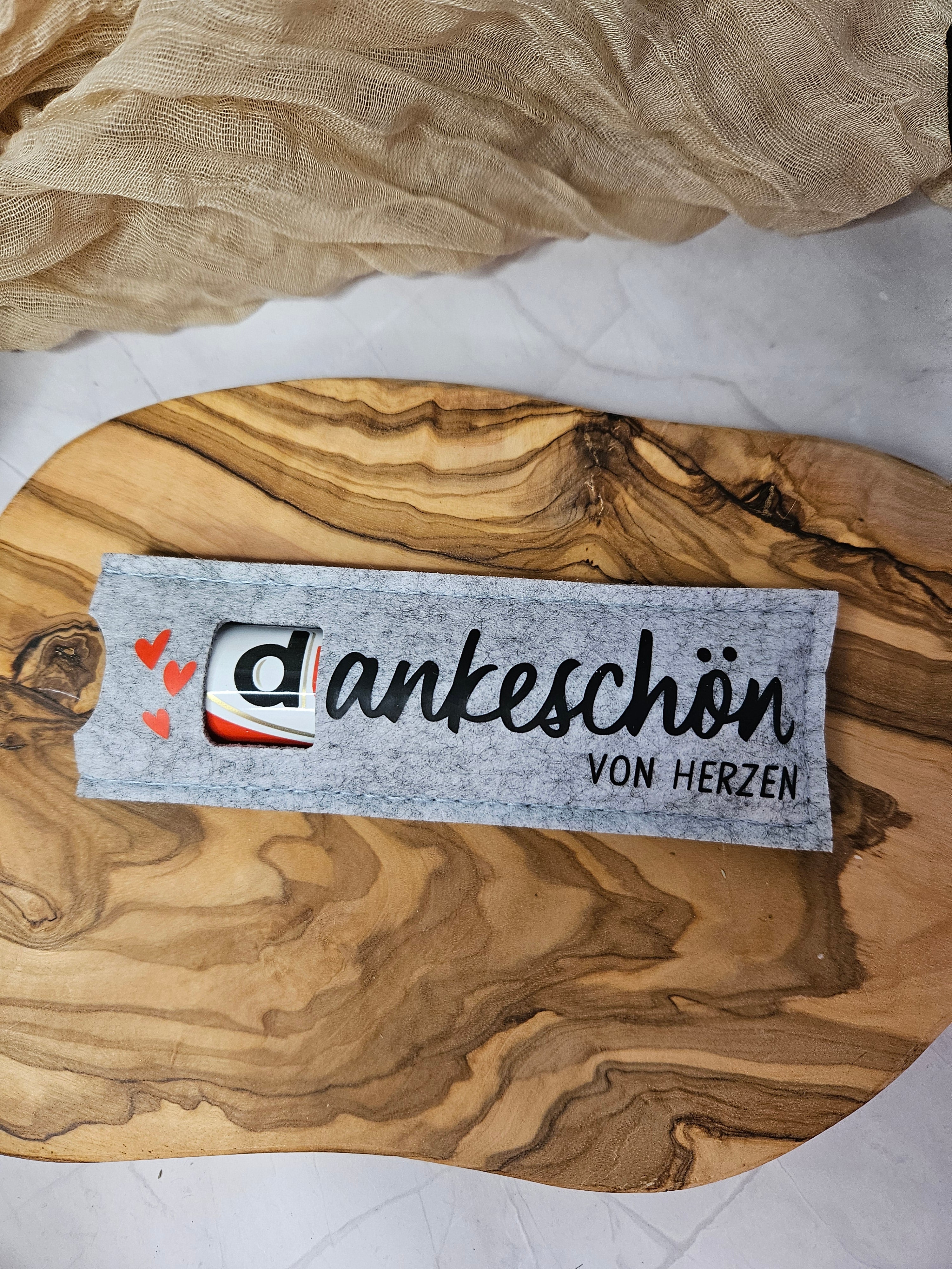 Filztasche "Dankeschön"